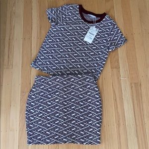 Zara crop top outfit - matching set!
